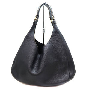 Bottega Veneta Campana Bag Black Leather